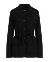 Hannes Roether Woman Cardigan Black Size Xl Virgin Wool