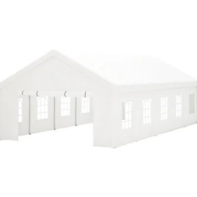 Hanni 16x32ft Party Tent - Strong Support With 1.5-inch Steel Tube, Removable Sidewalls & 3 Storage Bags F In 134.92