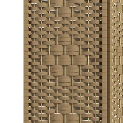 Hanni 5.6' Room Divider Privacy Partition. Natural Hand-woven Style. Enhances In Living Room, Bedroom, Hom