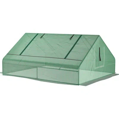Hanni 71"x55"x32" Greenhouse Tent, Provide Shelter For Plants, Mesh Windows Air Circulation, To Harsh Weat