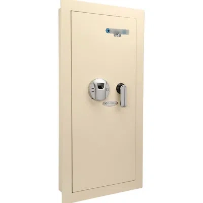 Hanni Beige Wall Safe 0.82 Cubic Ft - Secure Storage With Steel And 2 Deadbolts Convenient Interior Lockin In No
