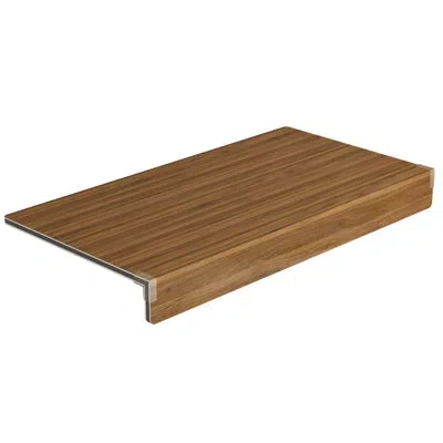 Hanni Foamed Wire Rack Covers For Kitchen Pantry Shelving Decoration, 5 Pcs With 10 Right Angle Holders Pe In Walnut