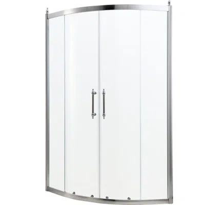 Hanni Framed Tub Shower Door 36" X 75" - Tempered Glass Enclosure 36"x75" Shower, Frame, Reduces Bathroom