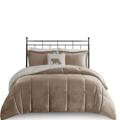 Hanni Fullcomforter - To Cozy Taupe Combination Taupe+ Scheme In Taupe+ivory