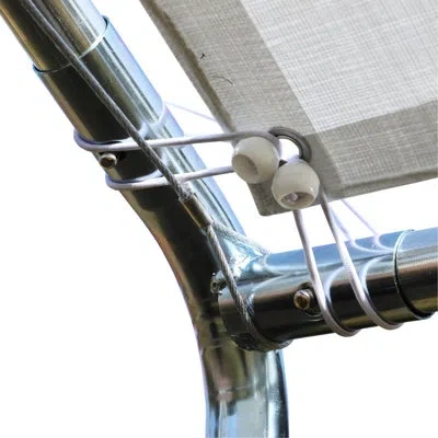Hanni Galvanized Steel Carport 10'x20' For Small Cars - Car Awning Provide Shelter From Elements