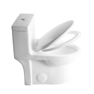 Hanni Gloss 003 Toilet, 1.28 , Water Saving, Fascinating, Saving One Piece, Comfort Height Seat, In Silver