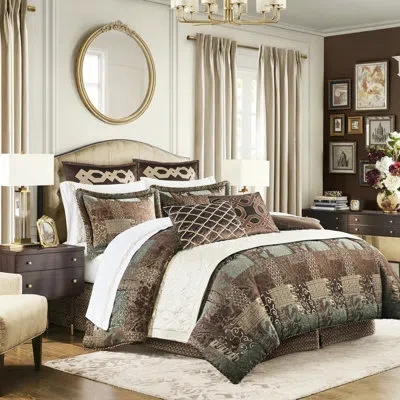 Hanni King 4 Piece Red Comforter - Contains 1 Comforter, 2 Shams, Bed Skirt 2022 Upgraded For Firmness Zip In Multicolor
