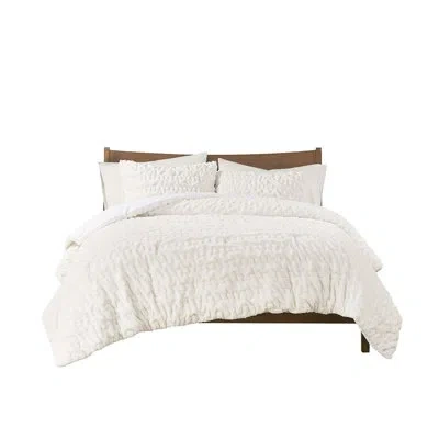 Hanni Luxury Comforter - King/ King Fur Sophisticated In Ivory