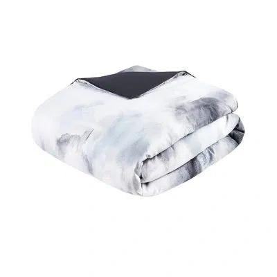Hanni Multicolor Tie Dye Twin/twin Xl Comforter With Soft Sham And Decorative Square Pillow - Bedding Feat In Black,white