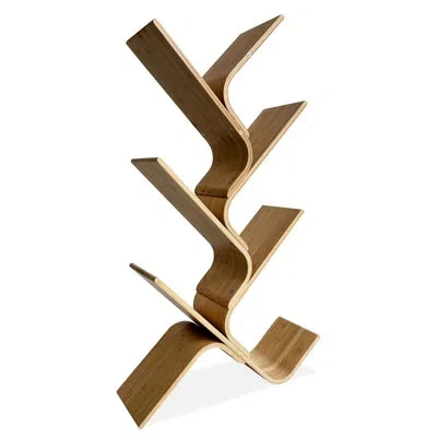 Hanni Natural, Diagonal Open, Contemporary Shelf, Main Living Area In Multi