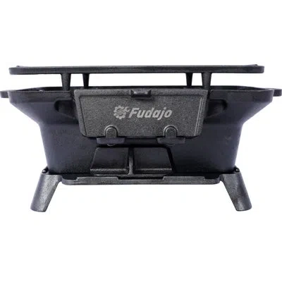 Hanni Portable Cast Iron Cooking Equipment - Versatile For Meats, Veggies, And Seafood Outdoors Grill Picn In Stainless Steel