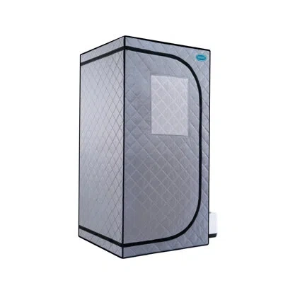 Hanni Portable Steam Grey Mini Plus - Personal Home Spa With Generator & Remote. Foldable Chair. Easy Inst In Natural