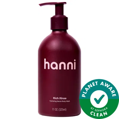 Hanni Rich Rinse Moisture Serum Body Wash 11 Oz/325 ml