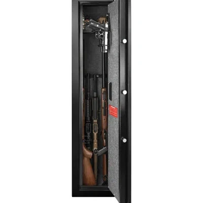 Hanni Steel Biometric Safe - 5.51 Cubic Ft, Silent And Secure Ft Tall Ammo Bunker Keeps Protected In No