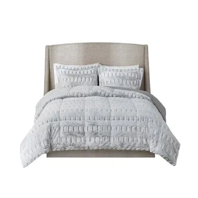 Hanni Stylish Comforter - Grey Long Fur Airy
