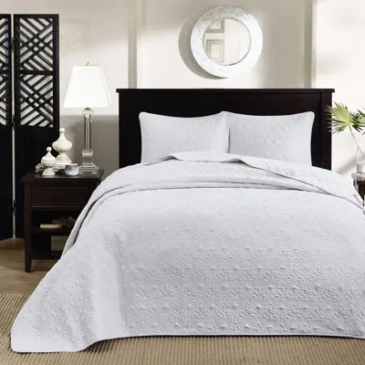 Hanni White Queen Reversible Bedspread - Fascinating Pre-washed Cotton Filling For A Sound Rest And 2 Sham