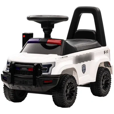 Hanni White Truck Style For , Working Pa System And Horn, Sliding, Under Storage Area ' Treasures, 18 Mont In Black