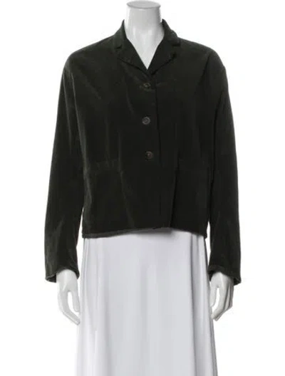 Pre-owned Hannoh Wessel Blazer In Green