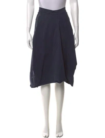 Pre-owned Hannoh Wessel Knee-length Skirt In Blue