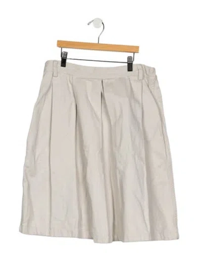 Pre-owned Hannoh Wessel Knee-length Skirt In Neutral