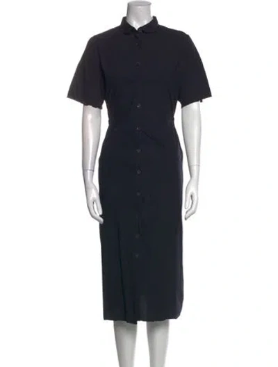 Pre-owned Hannoh Wessel Midi Length Dress In Black