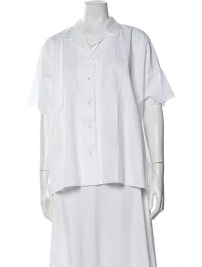 Pre-owned Hannoh Wessel Short Sleeve Top W/ Tags In White
