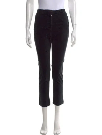 Pre-owned Hannoh Wessel Straight Leg Pants In Black