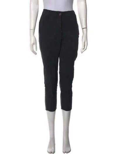 Pre-owned Hannoh Wessel Straight Leg Pants In Black