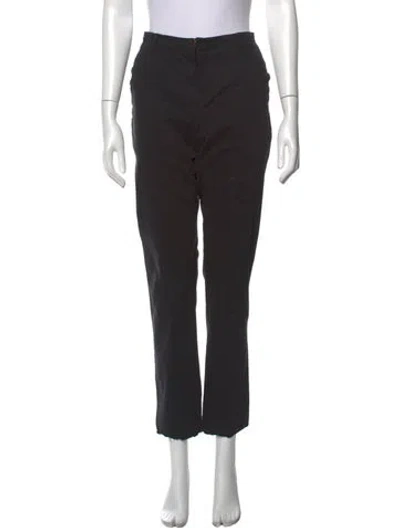 Pre-owned Hannoh Wessel Straight Leg Pants In Black