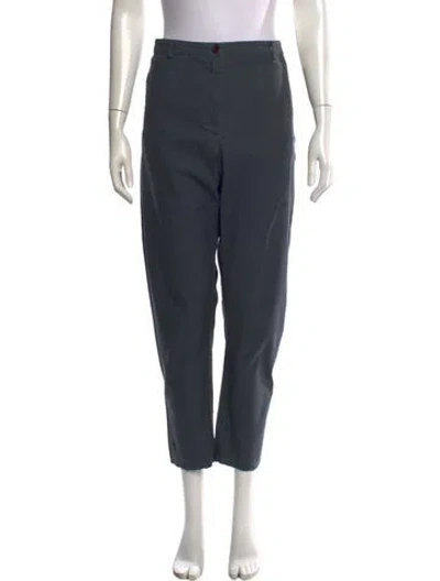 Pre-owned Hannoh Wessel Straight Leg Pants In Blue