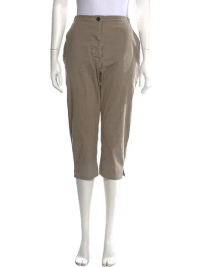 Pre-owned Hannoh Wessel Straight Leg Pants In Green