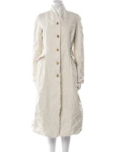 Pre-owned Hannoh Wessel Trench Coat In Neutral