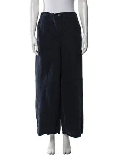 Pre-owned Hannoh Wessel Wide Leg Pants In Blue