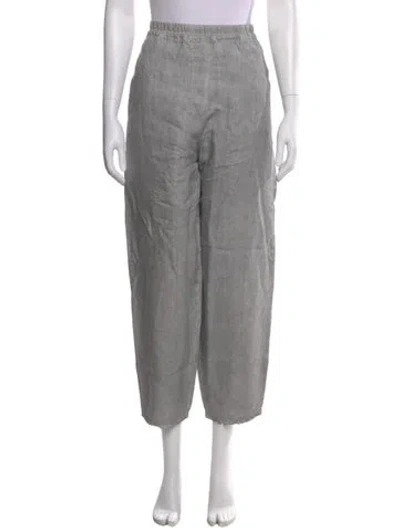 Pre-owned Hannoh Wessel Wide Leg Pants In Gray
