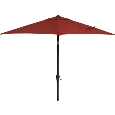 Hanover Montclair 9-ft. Market Outdoor Umbrella In Chili Red, Mclrumb9-chl