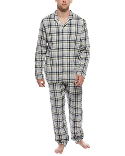 HANRO HANRO 2PC RECYCLED FLANNEL PAJAMA SET