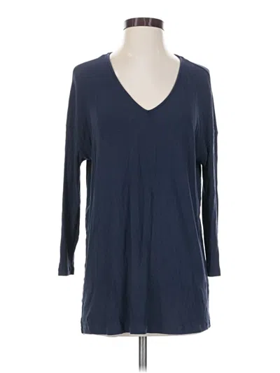 Pre-owned Hanro 3/4 Sleeve T-shirt In Blue