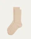 Hanro Accessories Socks In Desert Beige