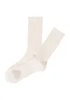 Hanro Accessories Wool Blend Socks In Neutral