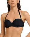 Hanro Allure Convertible Strapless Bra In Black
