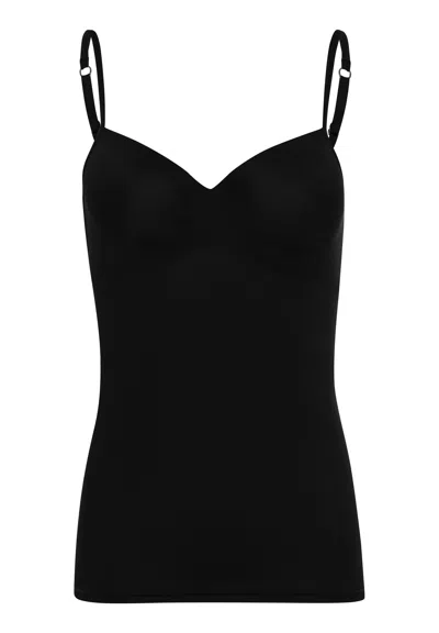 Hanro Allure Padded Bra Camisole In Black