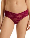 Hanro Anais Bikini Briefs In Deep Poppy