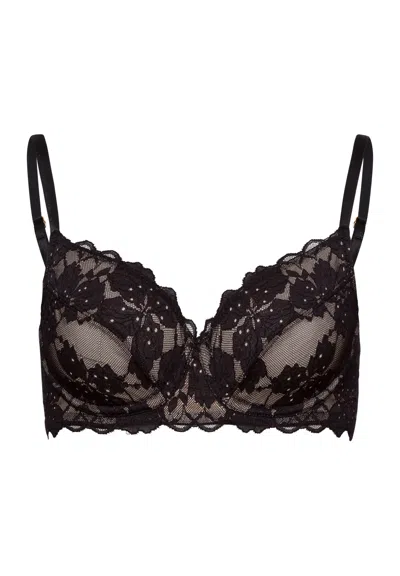 Hanro Anais Lace Underwire Bra In Black
