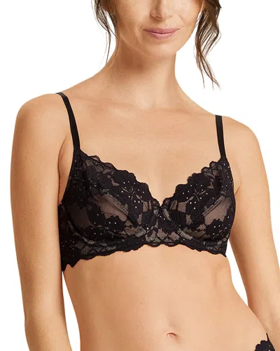 Hanro Anais Lace Underwire Bra In Black Beauty