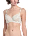 Hanro Anais Underwire Floral Lace Bra In White
