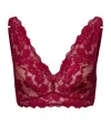Hanro Anais Soft Cup Bra In Burgundy
