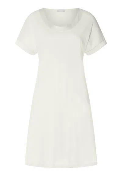 Hanro Anilla Cotton Silk Nightgown In White