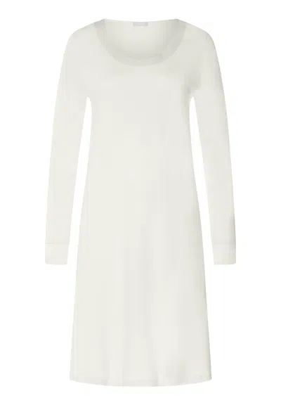 Hanro Anilla Cotton Silk Nightgown In White
