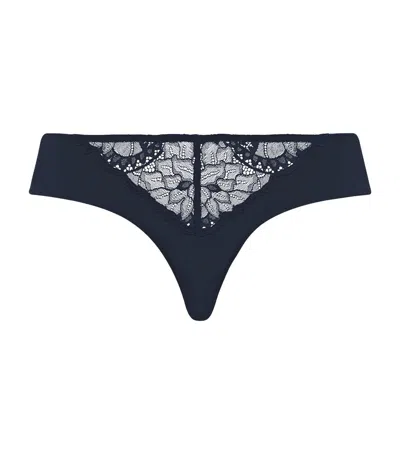 Hanro Azelia Mini Briefs In Blue