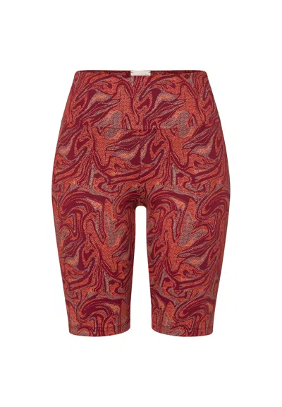 Hanro Balance Bike Shorts In Burgundy